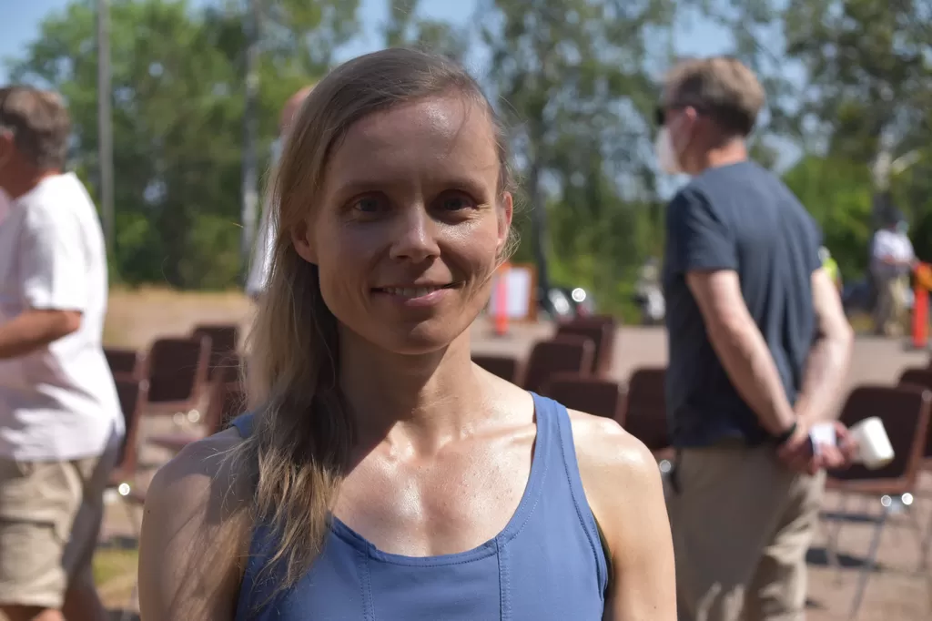 Avajaisten juhlapuheen piti viime vuonna kaunokirjallisuuden Finlandia-palkinnon voittanut Anni Kytömäki.
