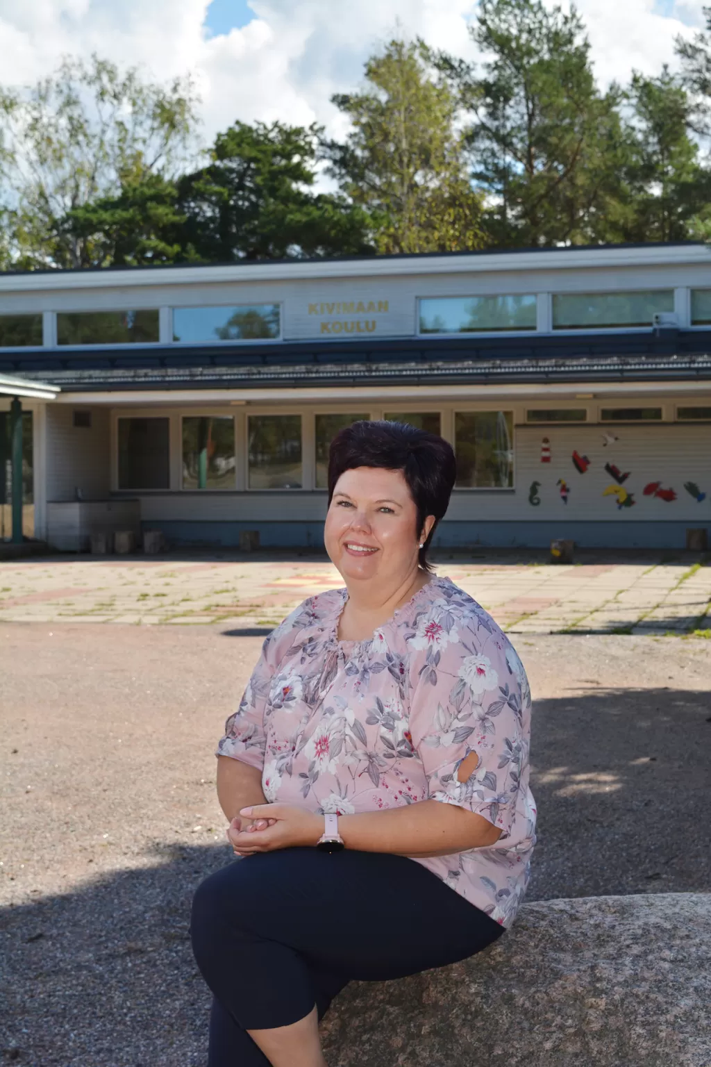 Kustavin uusi rehtori Kaisa Olari odottaa innolla alkavaa lukuvuotta.