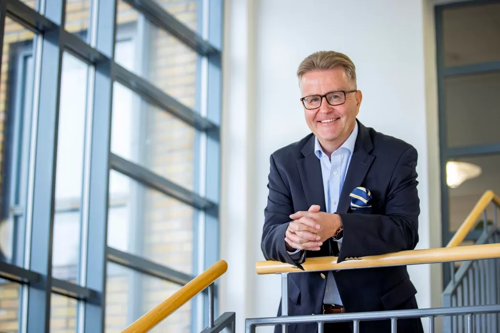 Toimitusjohtaja Simo Rosendahl on tyytyväinen VSP:n tuloskehitykseen.